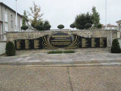 87520 - Oradour-sur-Glane - plaque