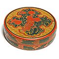 A three-colour lacquer box and cover, ming dynasty (1368-1644)