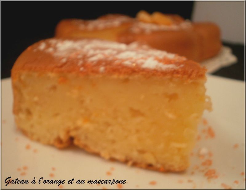 Gateau A L Orange Et Au Mascarpone Ola