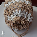 Une bourse granny au crochet