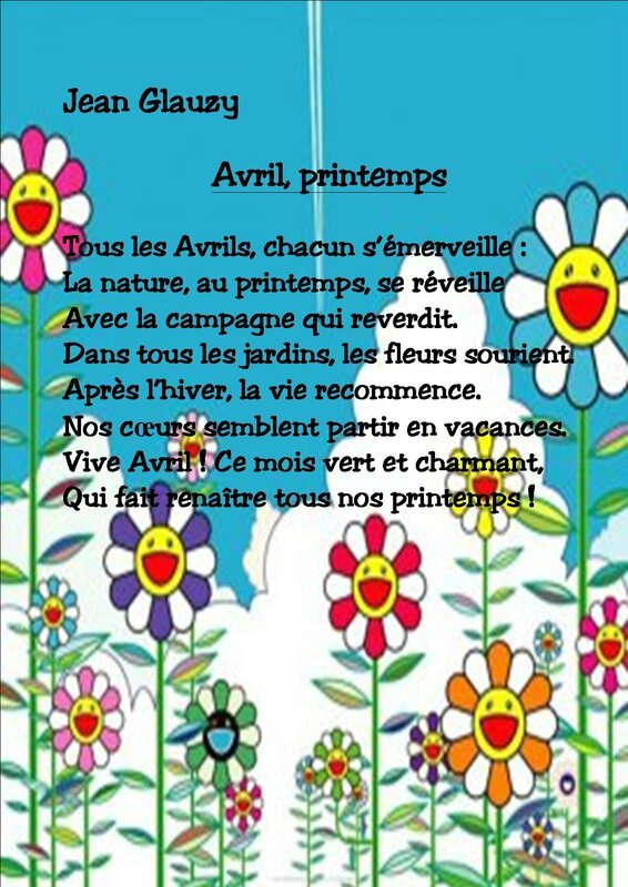 Poésie A La Rencontre Du Printemps Des poésies sur le printemps - La classe de Mamaicress