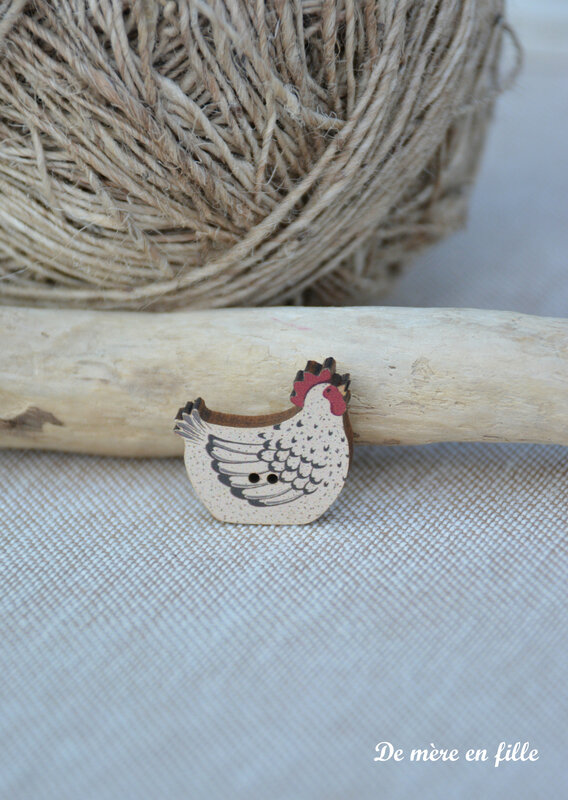 petite poule ivoire