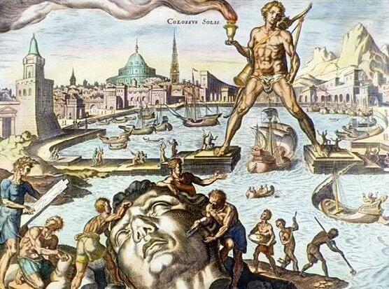 Colosse de Rhodes gravure