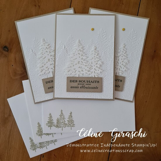 Cartes de voeux Sapins -1