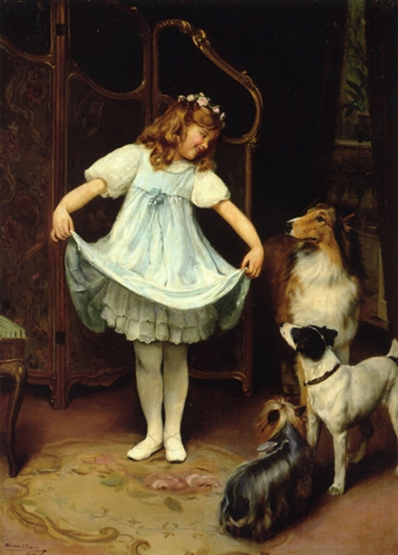 Arthur, John Elsley : peintre des enfants avec leurs animaux de ...