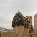 BARCELONE - LA PEDRERA - DES CHEMINÉES