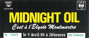1988_04_Midnight_Oil_Elys_e_Montmartre_Billet