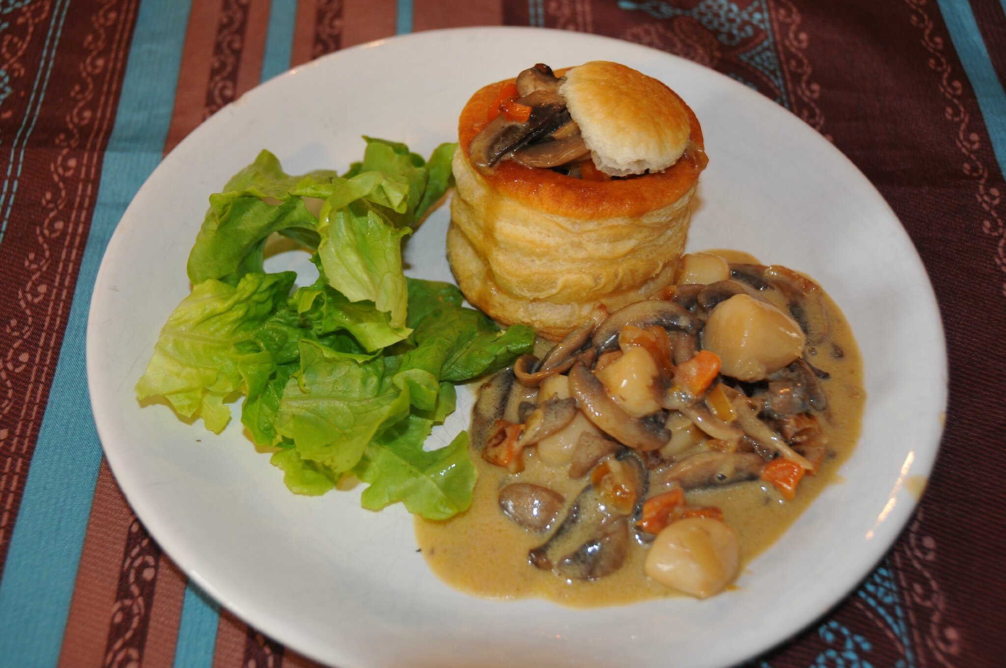 VOL-AU-VENT AUX ST JACQUES ET AUX CHAMPIGNONS - MagOurmande