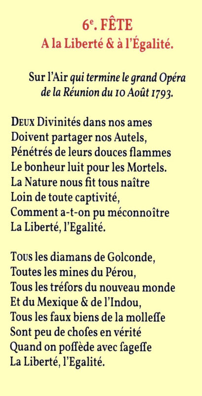 30 Brumaire Chant