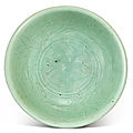 A large longquan celadon bowl, early ming dynasty (1368-1644)
