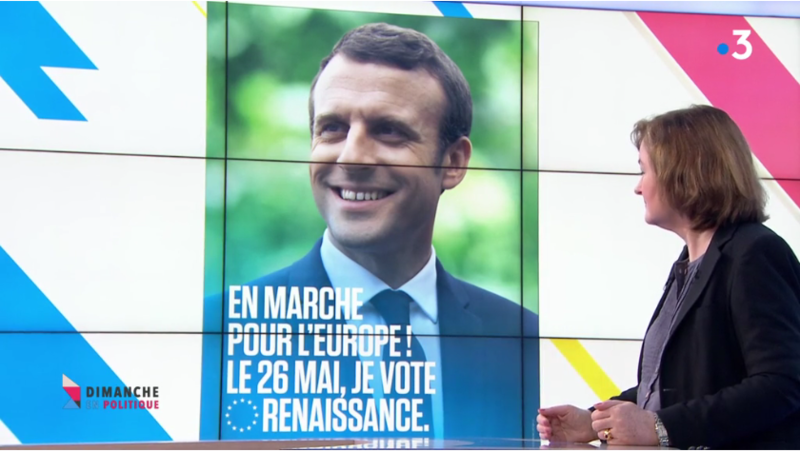 AFFICHE MACRON EUROPE LOISEAU MEDIA DIXIT WORLD