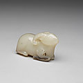 ﻿jade goat, southern song-yuan dynasty, 12th-14th century