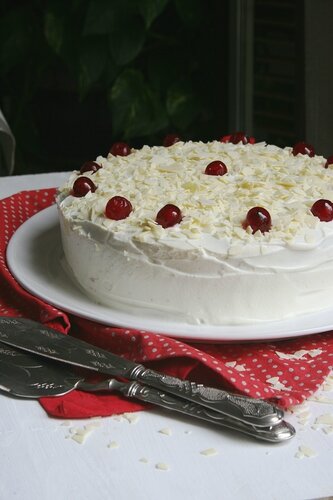 Layer cake façon Raffaello coco - Passion culinaire by Minouchka