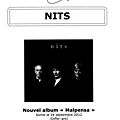 Avis aux mélomanes : les nits seront à paris le 29 novembre 2012 au café de la danse