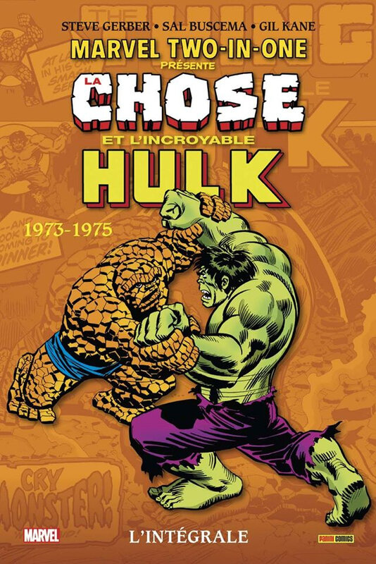 intégrale marvel two-in-one 1973-75 la chose et hulk