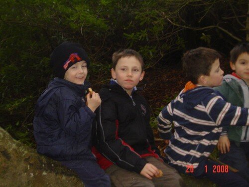 Mes mioches (de g a d) Hugo James et Patrick