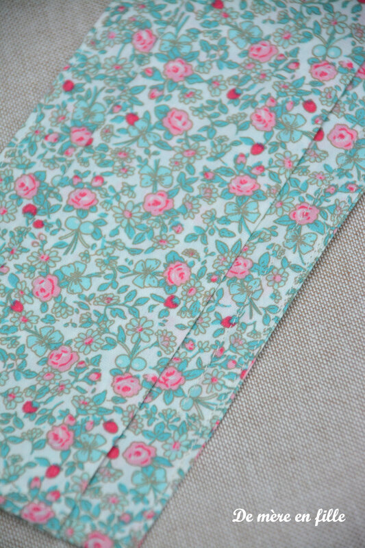 fleuri rose et turquoise 2
