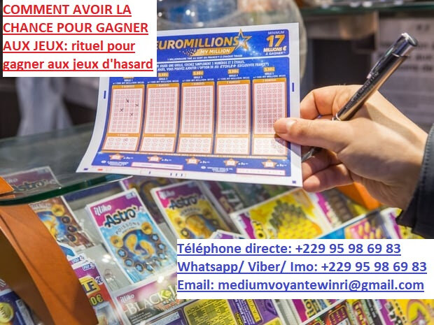 COMMENT AVOIR LA CHANCE POUR GAGNER AUX JEUX: rituel pour ...