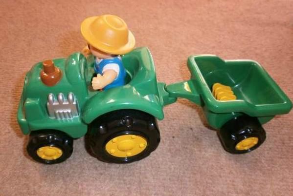 tracteur vert jouet