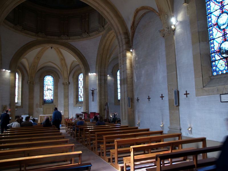 Le Berceau de Saint Vincent, intérieur de la chapelle