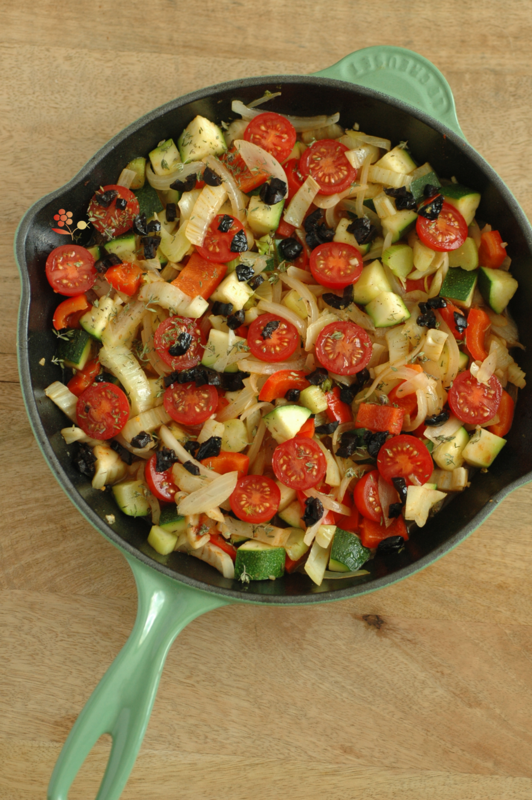 Poêlée de légumes rôtis au four & tofu laqué_1