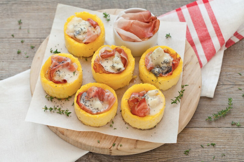 CUCINA, Atelier di NATALE: cestini di polenta, speck e ...