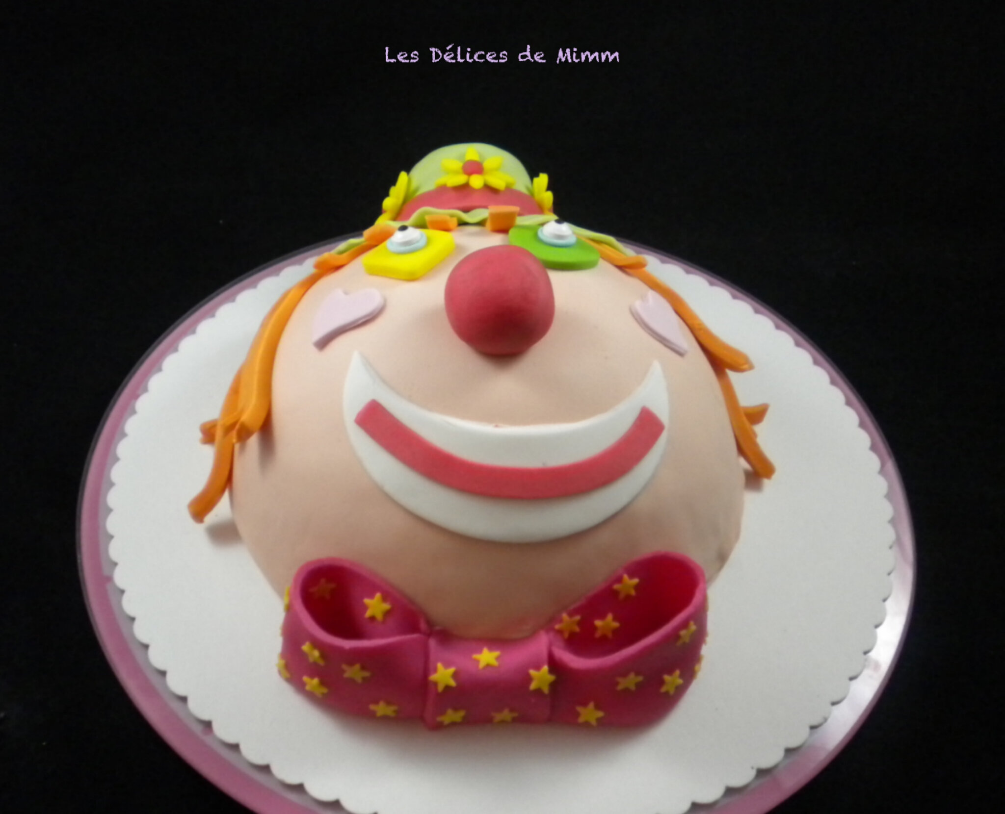 Un Gateau Clown Pour Marion Molly Cake Au Chocolat Les Delices De Mimm
