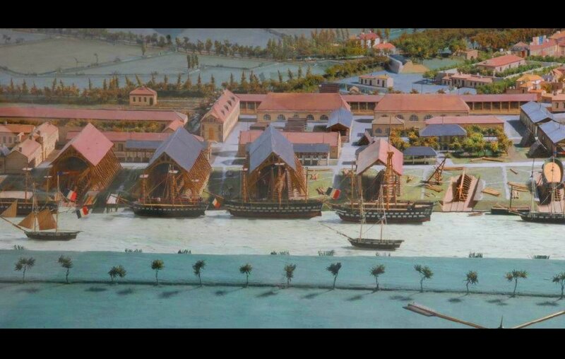 Construction navire arsenal royal de rochefort