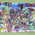 Eclaboussures 3 peinture gouache