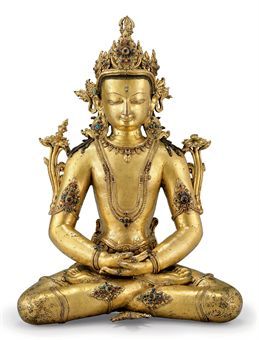 an_important_gilt_bronze_figure_of_amitayus_tibet_14th_century_d5347321h