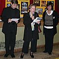 Madeleine Thoen proclame le Prix de la Ville