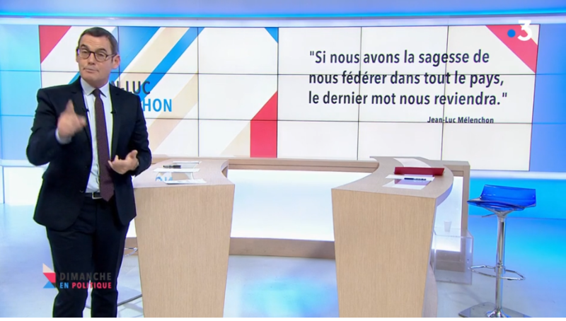 CITATION MELENCHON MEDIA DIXIT WORLD