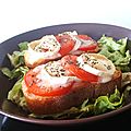 Minis bruschettas ☼ tomate - chèvre - basilic ☼