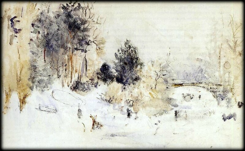 Berthe-Morisot-Snowy