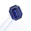 Important sapphire and diamond ring, van cleef & arpels