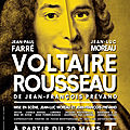Voltaire vs rousseau : show must go on !