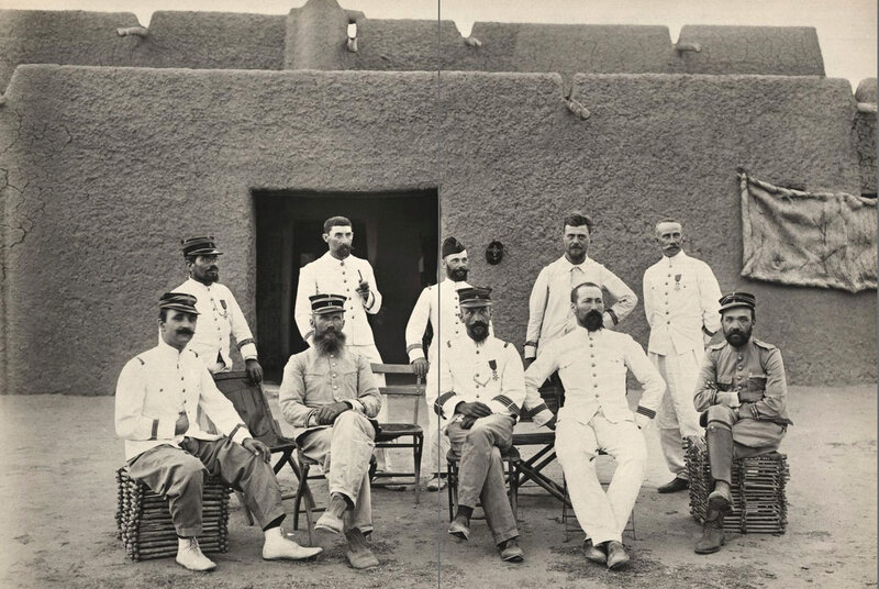 Gouraud et groupe, Agadès, Niger, 1901