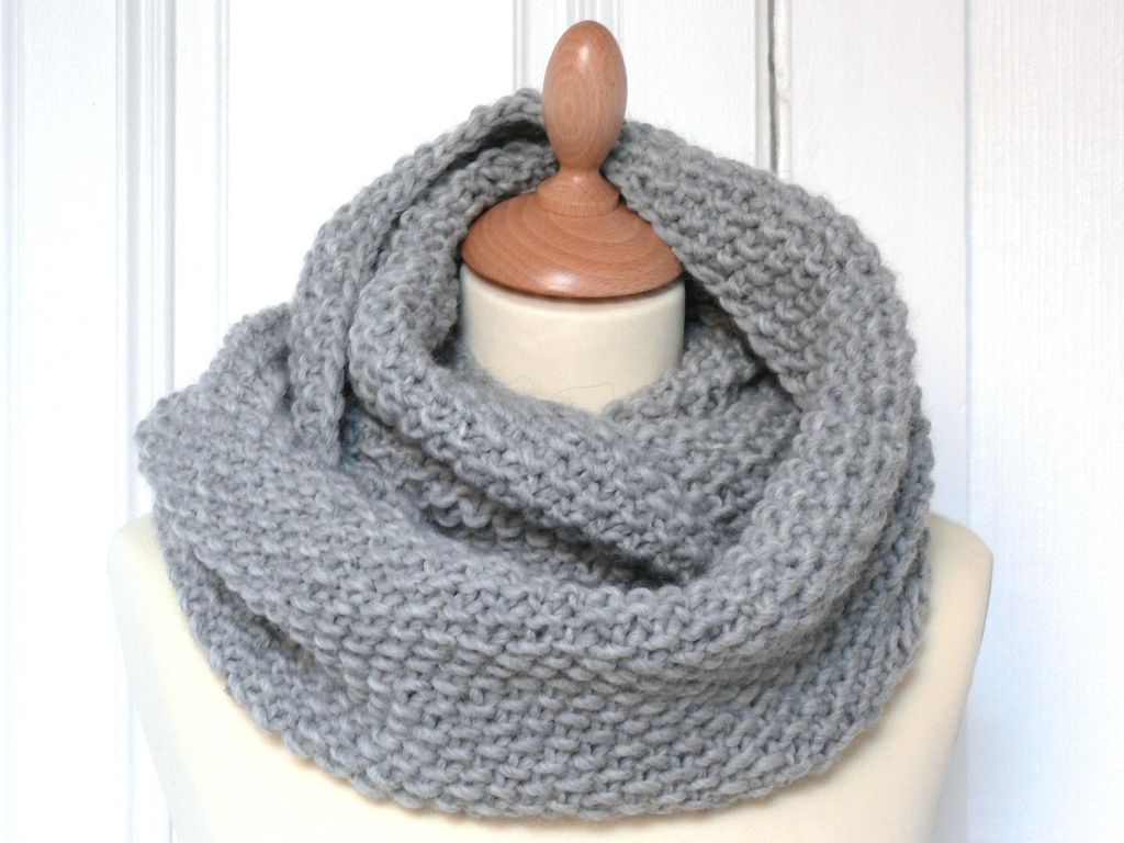Tuto tricotin : le snood tressé / Loom knit a big snood 