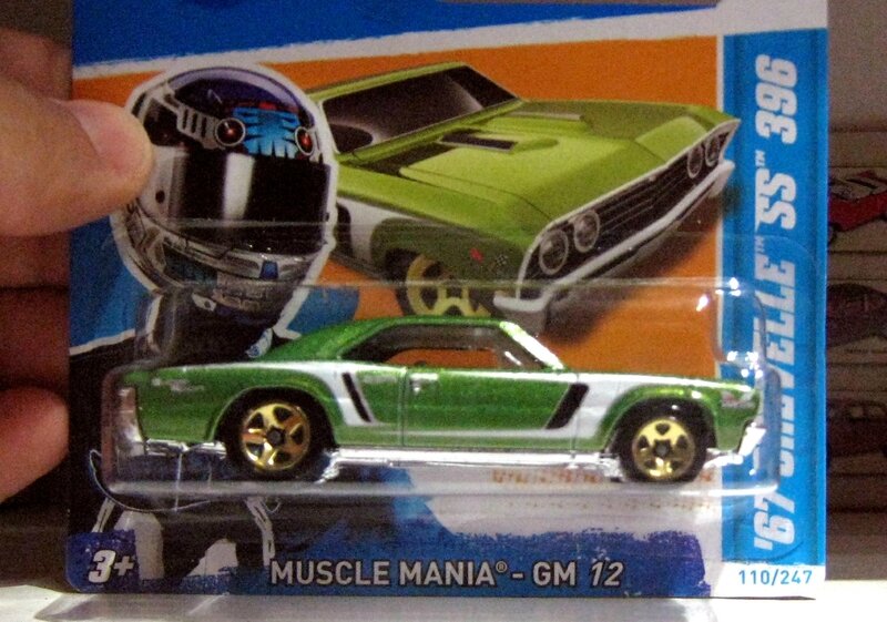 Chevrolet chevelle SS 396 de 1967 (2012)(Hotwheels) 02