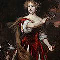 Nicolaes maes (dordrecht 1634 – amsterdam 1693) , portrait of a lady as diana
