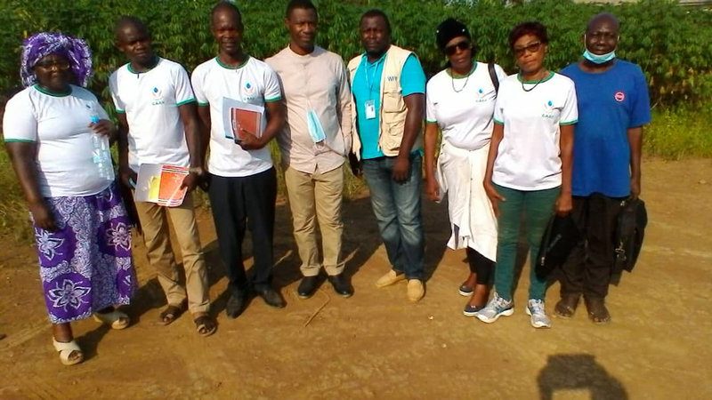 La formation sur le renforcement de la chaine du manioc à NKAYI du 26mai au 1 juin