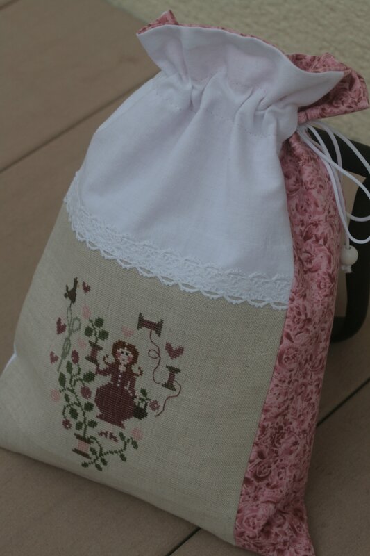 Fiche couture : le pochon Flora
