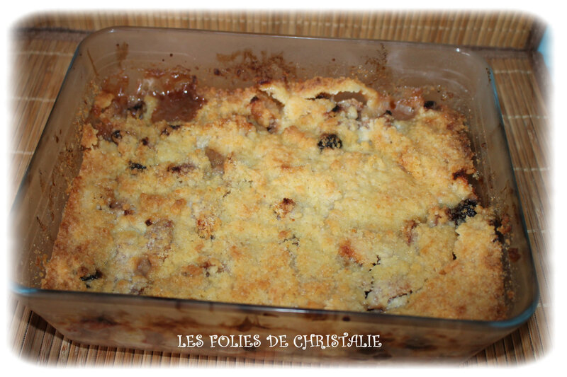 Crumble coings cerises 5
