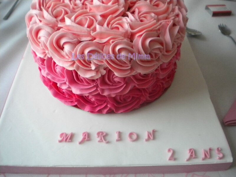 Un rose cake pour Marion 7