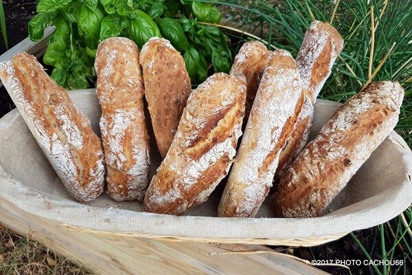 Mini-baguettes magiques aux graines (préparation pour pains) - Recette  i-Cook'in