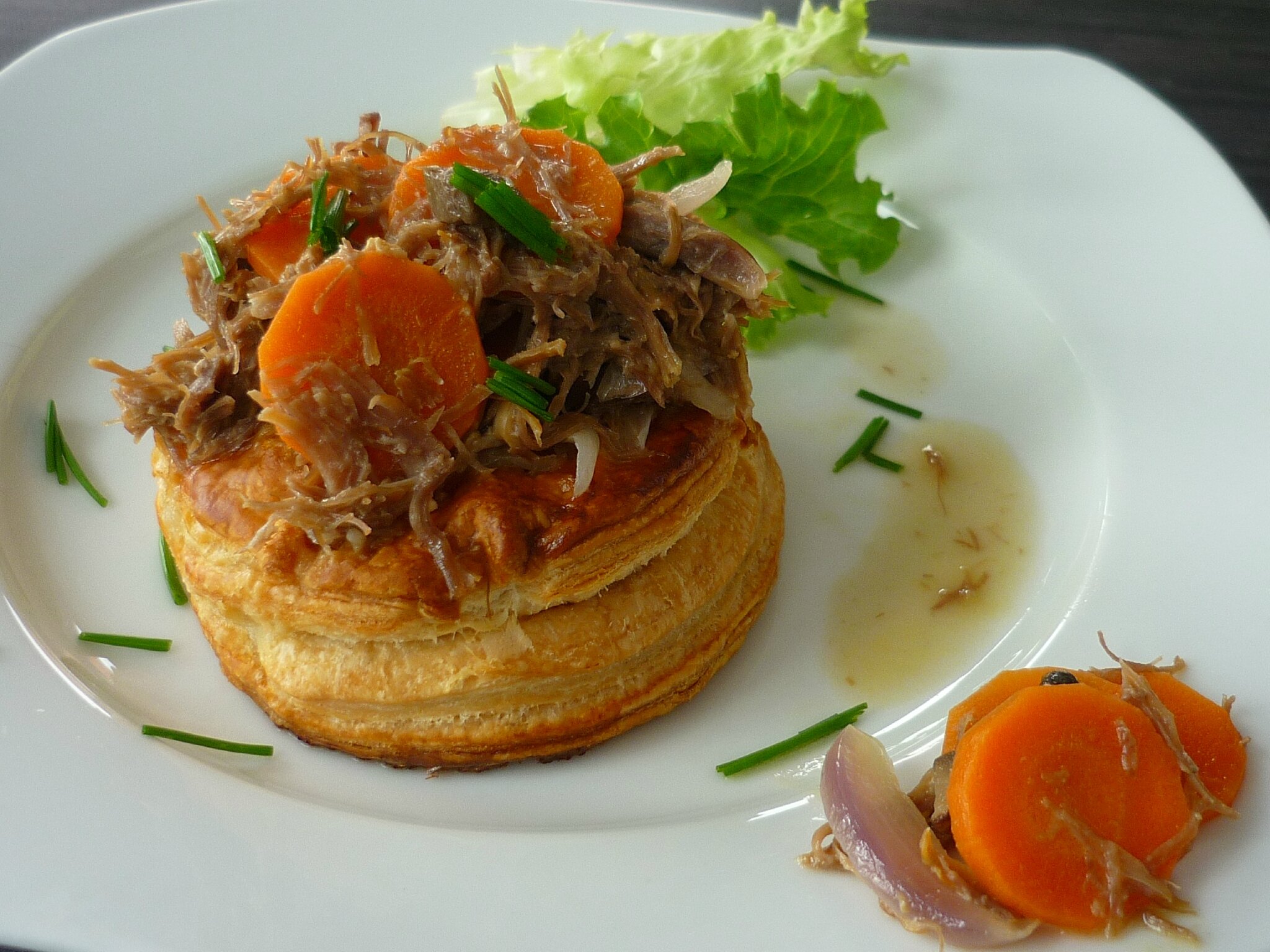 Bouchees A La Reine Au Canard Et Ses Petits Légumes La