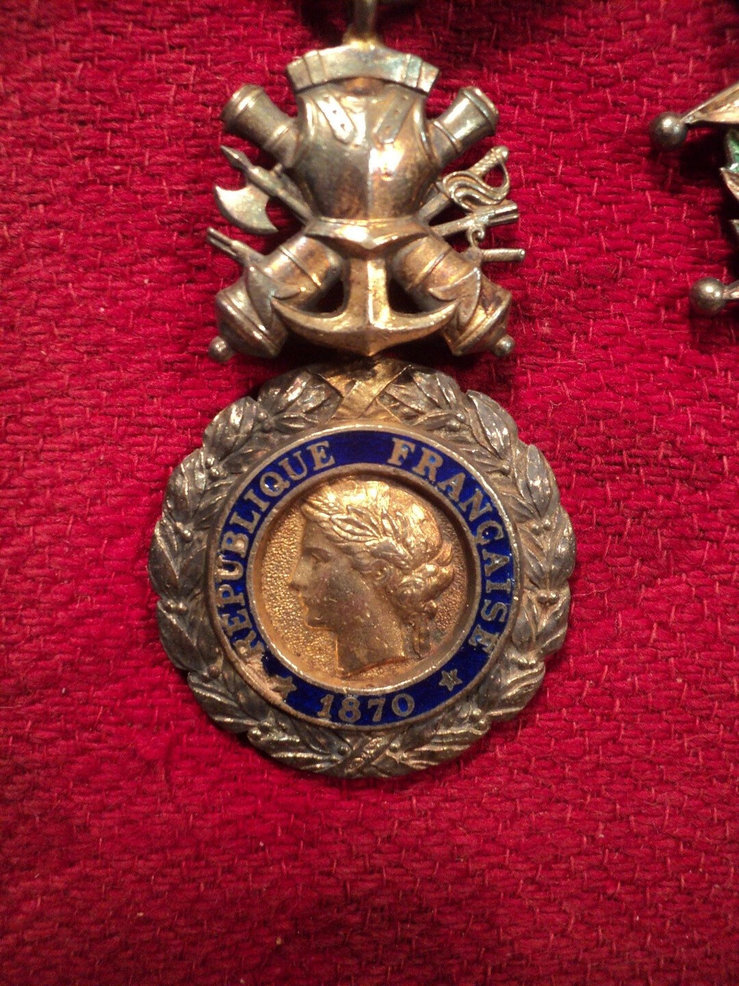 Cadre Militaire Décorations Médailles Soldat 17ème Régiment d'Infanterie  Guerre 14-18 WW1 - Virtual Broc - Objets de Collection & de Décoration