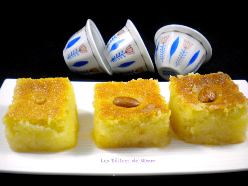 Namoura un petit gâteau de semoule libanais 2