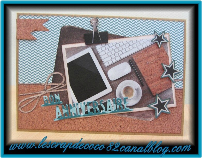 Carte Joyeux Anniversaire Pour Manu Le Scrap De Coco