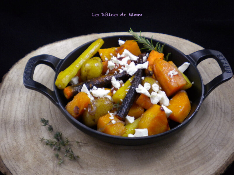 Légumes d’automne confits au four à la feta et au sirop d’érable 5